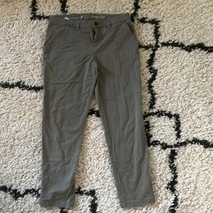 Army green khakis